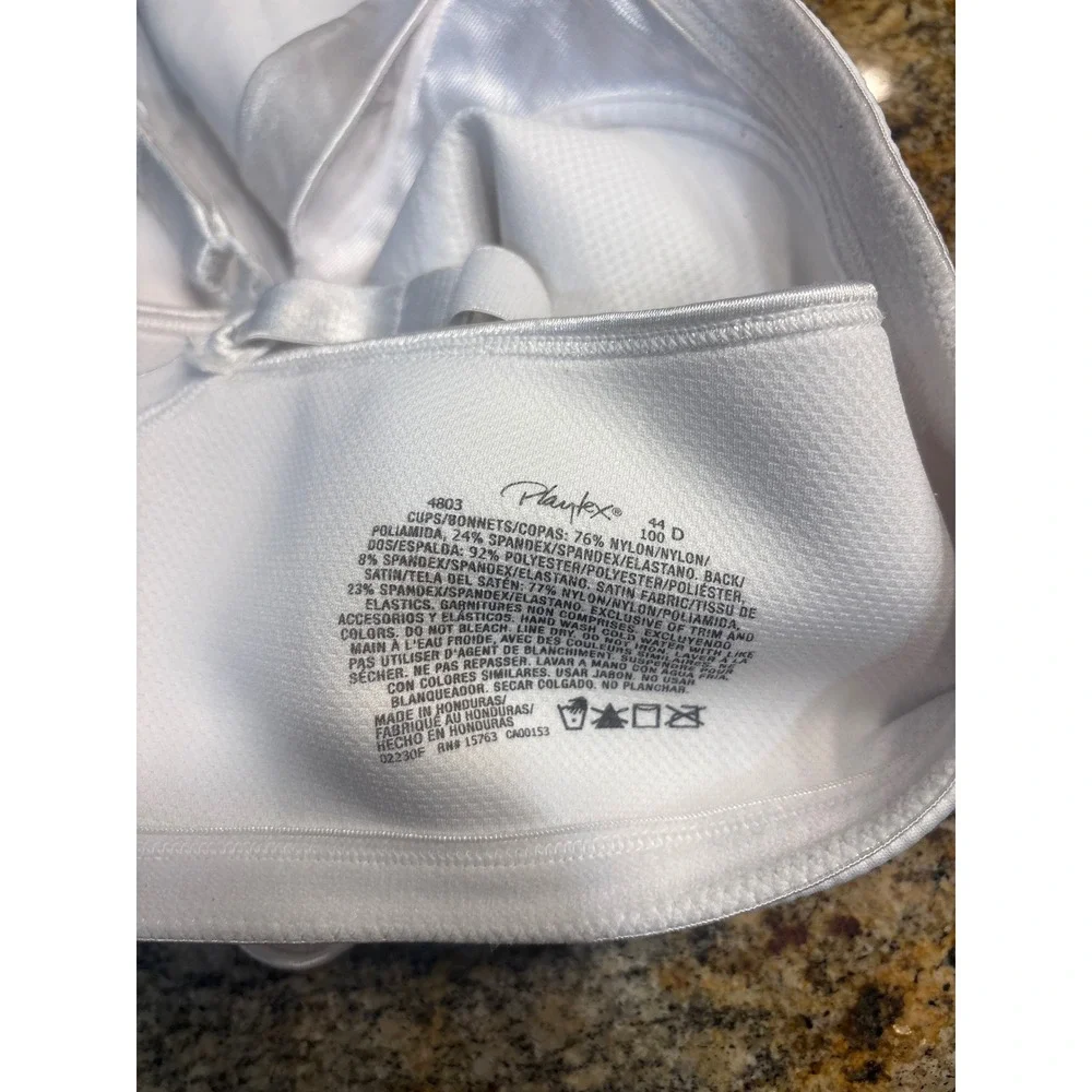 Playtex 18 Hour Ultimate Shoulder‎ Comfort Wirefree Bra 4803 White 44D
